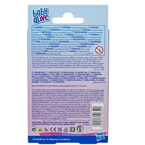 2x Baby Alive Solid Doll Food Refill, Includes 3 Doll Foods, 1 Fork - Picture 4 of 4